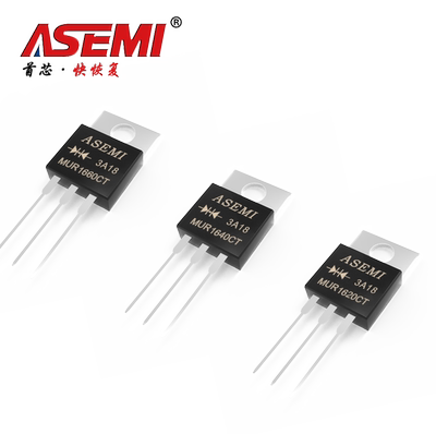 MUR1660/1640/1620CT ASEMI快恢复二极管 MUR1660CT