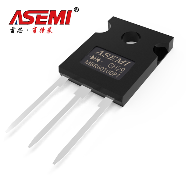 MBR60100PT 60A100V 原装ASEMI TO-247封装 现货肖特基二极管