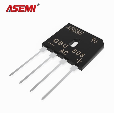 GBU808  ASEMI首芯 整流桥 GBU810 GPP工艺芯片  GBU8K、GBU8M