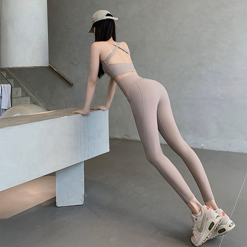 无尴尬线瑜伽长裤健身提臀高腰