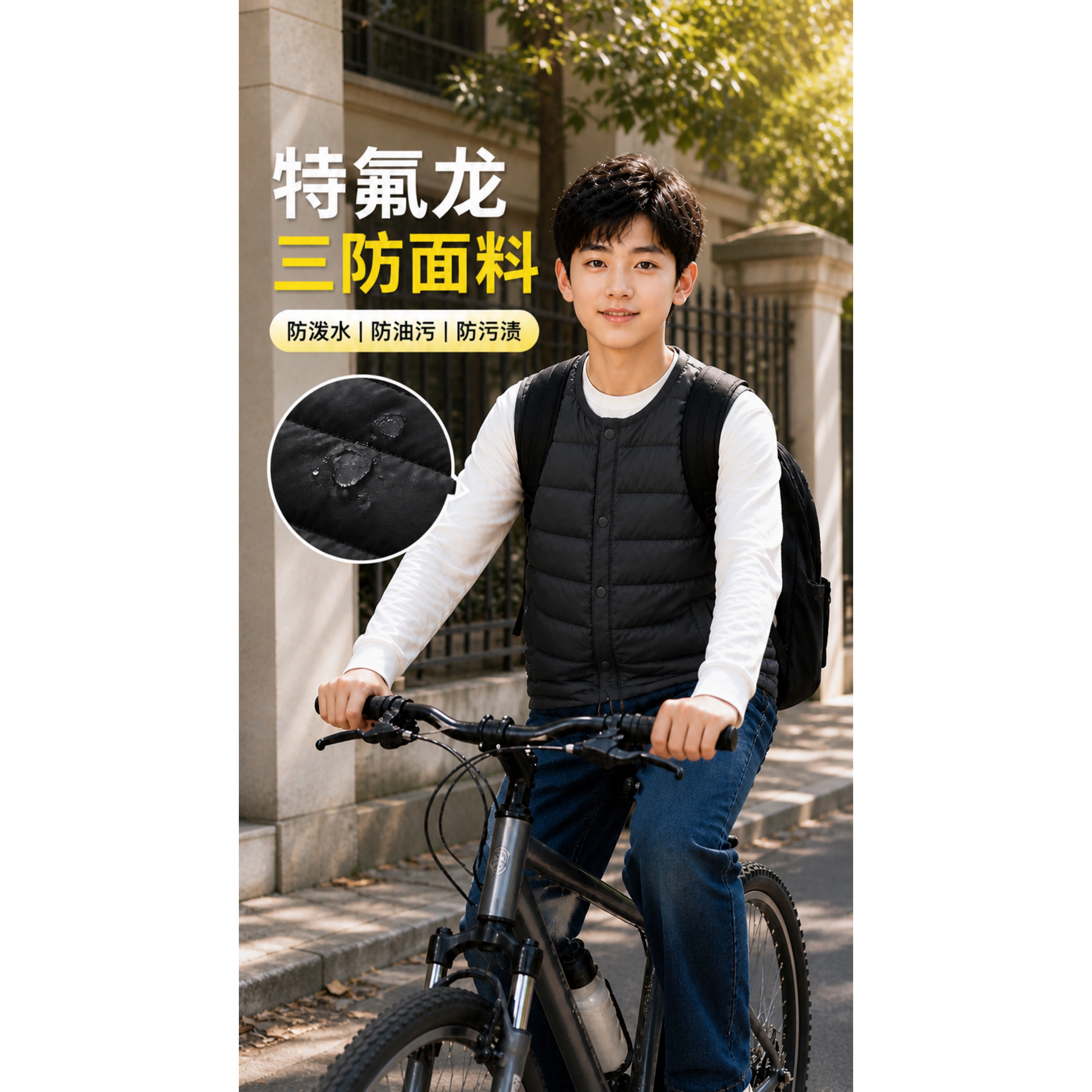 儿童羽绒马甲男女轻薄外穿亲子装
