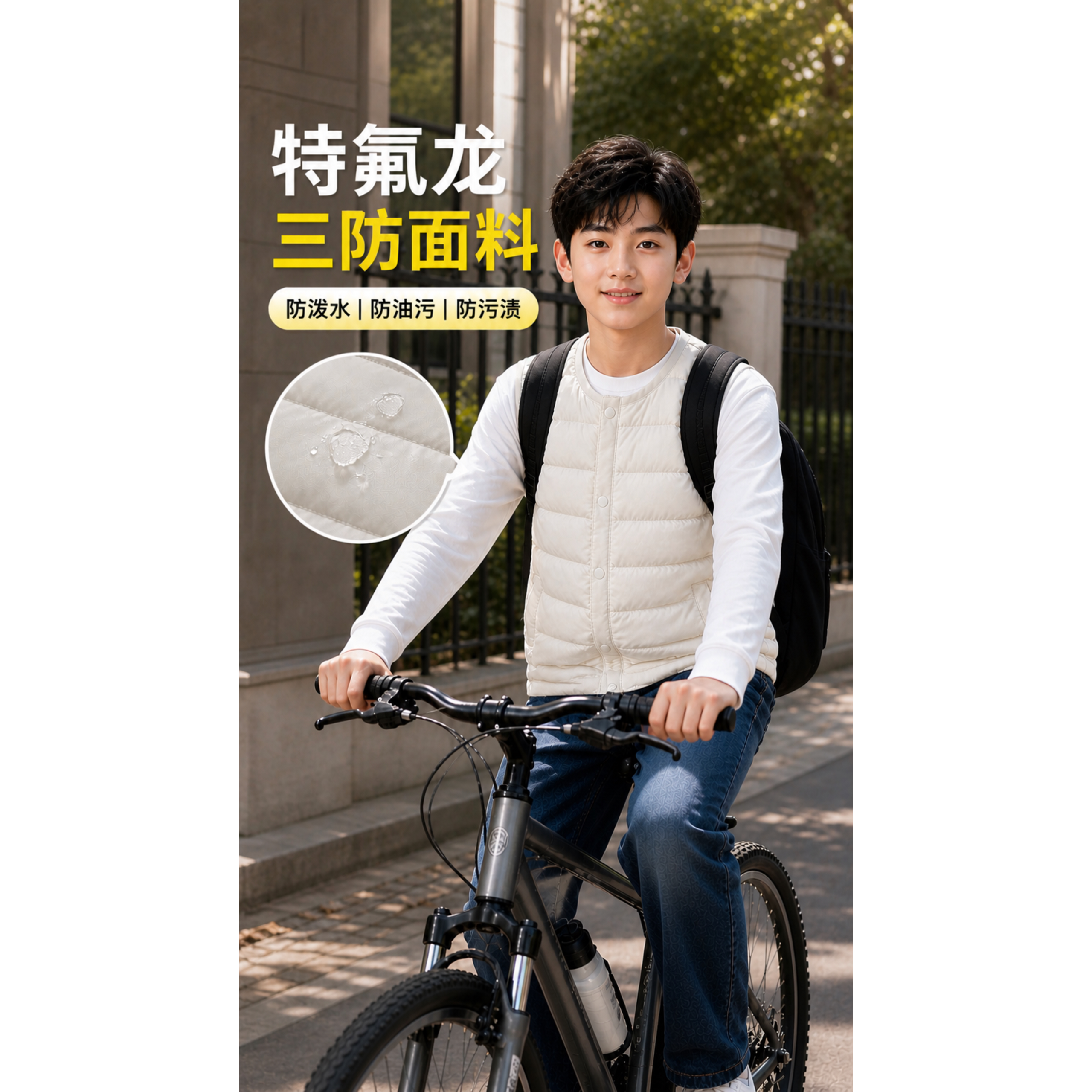 儿童羽绒马甲男女轻薄外穿亲子装