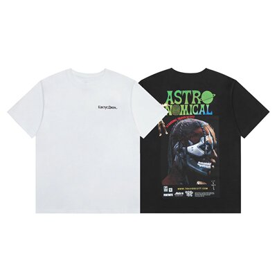 Travis Scott Cactus Jack Fortnite 堡垒之夜 终结者 短袖T恤男