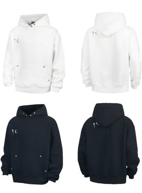 Thug Club朴宰范卫衣星月金属设计cleanfit帽衫男女同款情侣卫衣