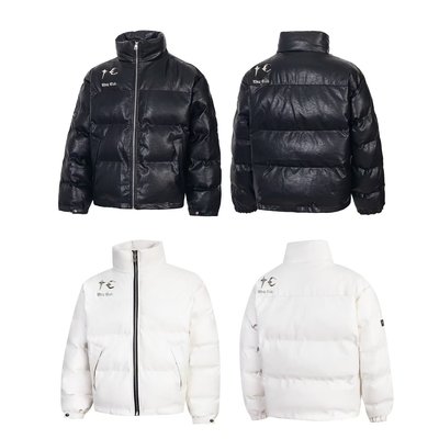 高品质ThugClub星月徽章刺绣高街美式风保暖面包棉服皮外套男女潮