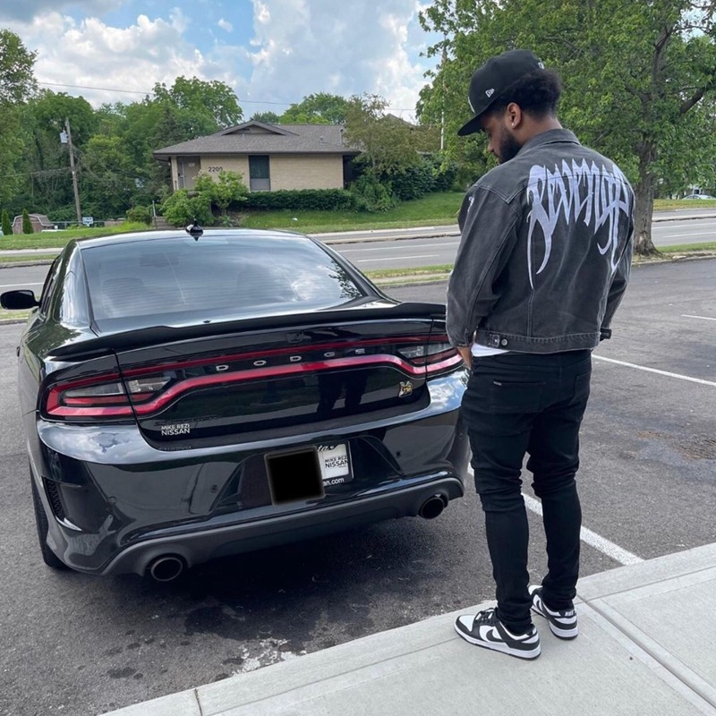 宽松版夹克工装牛仔外套