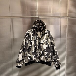 Grailz PROJECT G/R 25 FW 雪地白迷彩n2b飞行水洗夹克棉服外套