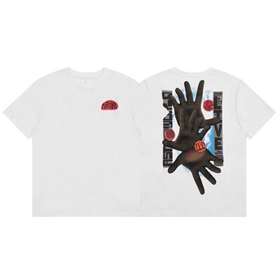 Travis Scott Astrofest See You in Utopia 手掌音乐节短袖T恤