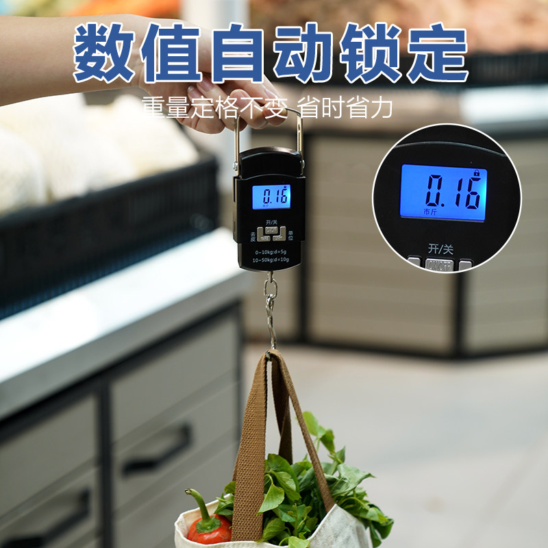 家用手提弹簧秤50kg公斤秤快递市场电子称钓鱼秤台秤市斤