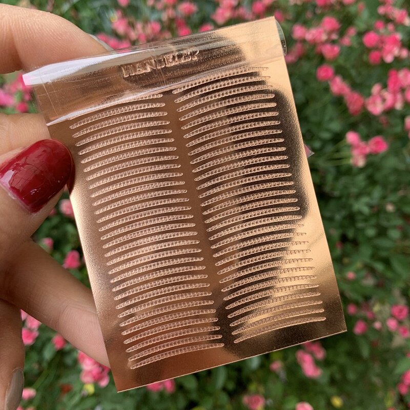 涵贝尔微细款双眼皮贴细月牙内双肿眼泡化妆师定型隐形无痕美目贴