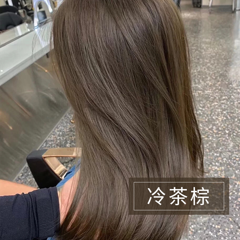 施华蔻冷茶棕色染发膏日常百搭色