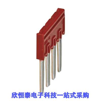 3001595连接器 《 JUMPER TERM BLK 4POS FLAT PIN    》