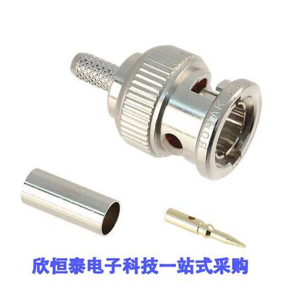 SBC1855A连接器 《 CONN BNC PLUG STR 75 OHM CRIMP    》