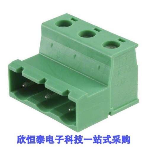 1828812连接器 《 TERM BLO【 PLUG 3POS STR 7.62MM    》