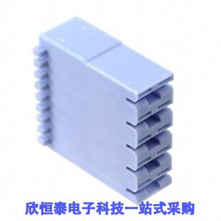 RCPT HOUSING 0.25 521207 BLUE CONN 5POS 1连接器