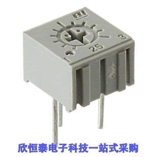 25PR10KLF电位计 《 TRIMMER 10K OHM 0.5W PC PIN TOP    》
