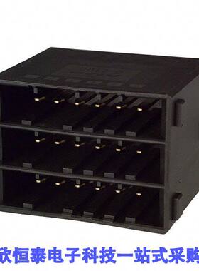 1376807-1连接器 《 CONN HOUSING TAB 18POS 3ROWS    》