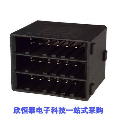 1376807-1连接器 《 CONN HOUSING TAB 18POS 3ROWS    》