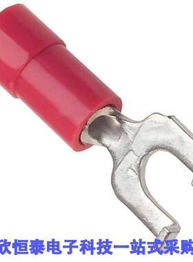 0191210006连接器 《 CONN SPADE TERM 18-22AWG #6 RED    》