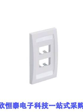 CFPE4BLY连接器 《 FACEPLATE, 4 PORT, SINGLE GANG,    》