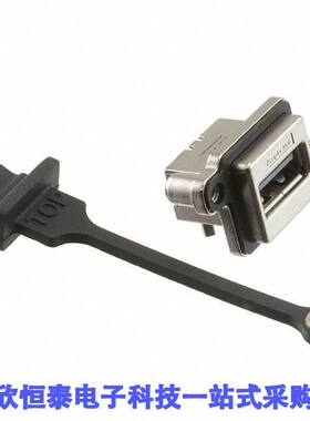 MUSBA111M5连接器 《 CONN RCPT USB2.0 TYPEA 4P PCB RA    》