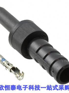 5-861610-2连接器 《 CONN LGH PLUG 1POS CYL STR    》