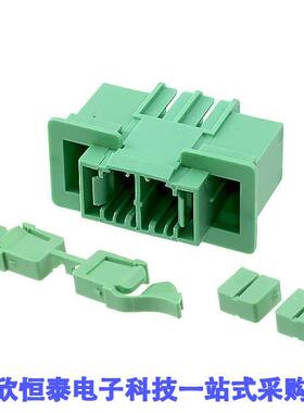 1727582连接器 《 TERM BLK HEADER 2POS GREEN    》
