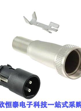 SL402MX连接器 《 CONN PLUG MALE 2POS SILVER SLDR    》