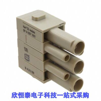 09140073101连接器 《 MODULE FEMALE 3+4POS CRIMP    》