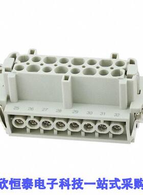 HE-016-F(17-32)连接器 《 INSERT FEMALE 16POS SCREW    》