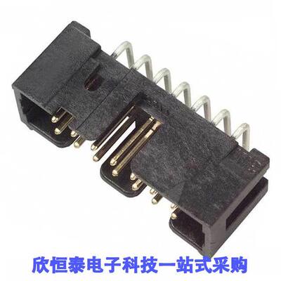 N2514-5002RB-WD连接器 《 CONN HEADER R/A 14POS 2.54MM    》