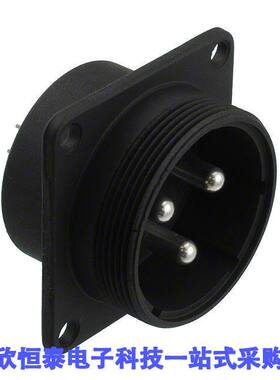 JR25WR-3P(71)连接器 《 CONN RCPT MALE 3P SILV SLDR CUP    》