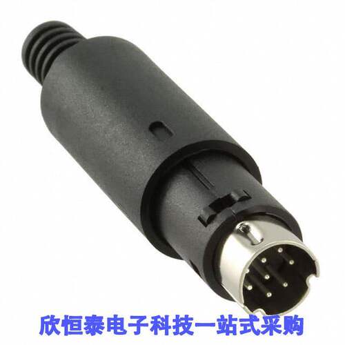 MD-80连接器 《 CONN PLUG MALE MINI DIN 8P SLDR    》