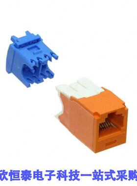 CJK6X88TGOR连接器 《 MINI-COM KEYED MODULE, CAT 6A, U    》