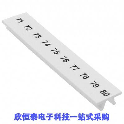 1050017:0071连接器 《 CONN ACC MARKER STRIP PREPRINT    》