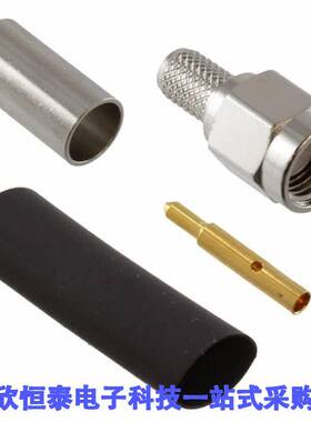 CONSMA007-R58连接器 《 CONN SMA PLUG STR 50 OHM SOLDER    》