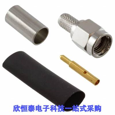 CONSMA007-R58连接器 《 CONN SMA PLUG STR 50 OHM SOLDER    》