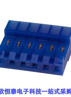 3-643821-6连接器 《 CONN RCPT 6POS IDC 26AWG TIN    》