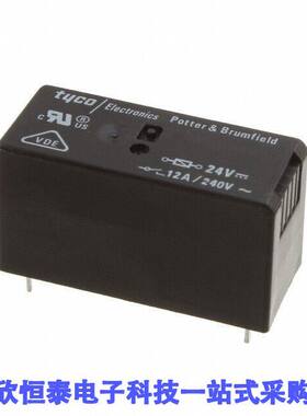 RT134024F继电器 《 RELAY GEN PURPOSE SPST 12A 24V    》