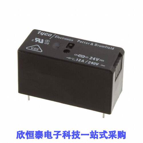 RT134024F继电器 《 RELAY GEN PURPOSE SPST 12A 24V    》