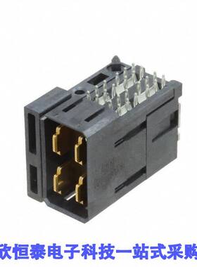 0783492001连接器 《 CONN HEADER IMPACT 4POS EDGE MNT    》