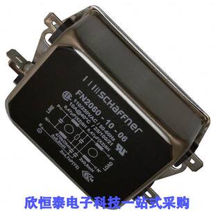 LINE FILTER MNT CHASS 06滤波器 10A FN2060 250VAC