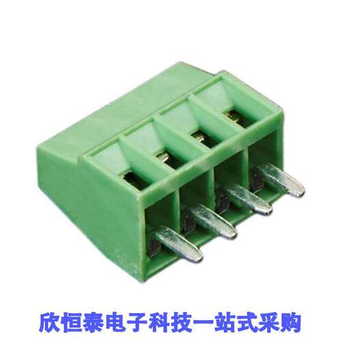 2137连接器 《 TERM BLK 4P SIDE ENT 2.54MM PCB    》