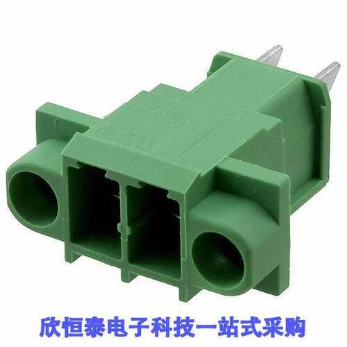 1861154连接器 《 TERM BLK HEADER 2POS GREEN    》