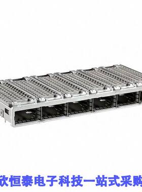 2143331-1连接器 《 CONN QSFP+ CAGE 1X6 W/HSINK R/A    》