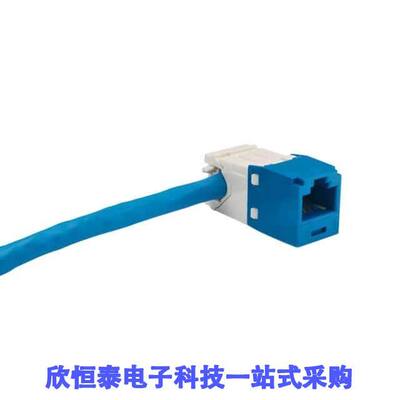 CJR6X88TGBU连接器 《 MINI-COM MODULE, CAT 6A, UTP, 8    》