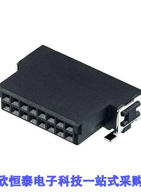 M55-6101642R连接器 《 CONN RCPT 16P 0.05 GOLD SMD R/A    》