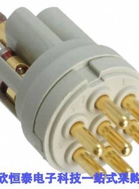 1594515连接器 《 CONN MALE INSERT 7POS GOLD SCREW    》