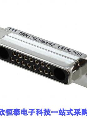 DBM-17W2S-A197连接器 《 CONN D-SUB RCPT 17POS PNL MNT    》