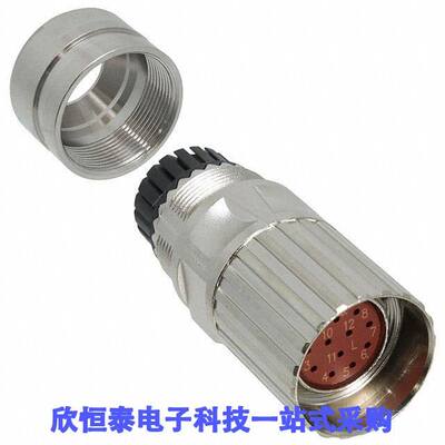 1607252连接器 《 CONN PLUG HSG MALE 12POS INLINE    》